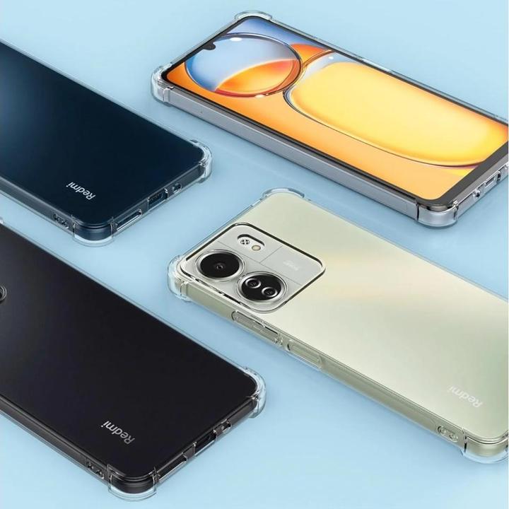 Produktbild Screenguard Xiaomi Redmi 13C Hülle Crystal Soft Airbag Bumper (Xiaomi Redmi 13C)