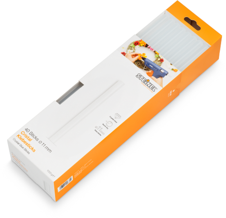 Actual product image Steinel Glue sticks Cristal