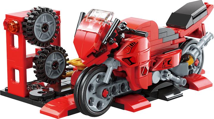 Produktbild Qman Trans-Combo Power Master 3 in 1 Lokomotive - Motorrad - Dampfwalze
