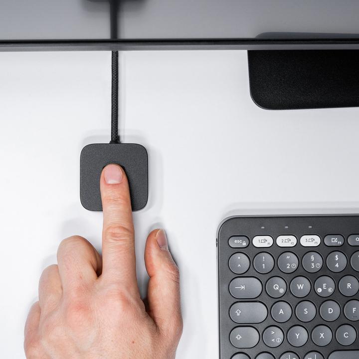 Actual product image FeinTech FPS400 Fingerabdruck-Sensor für Windows Hello mit USB 3.0 Hub | schwarz