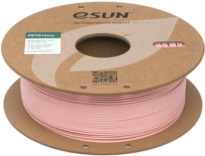 Image du produit eSUN Filament PETG-Matte Pfirsich 1.75 mm 1 kg (PETG, 1.75 mm, 1000 g)