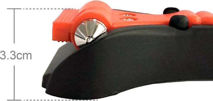 Produktbild Toolcraft TO-10362528 Nothammer Glasbrecher, Inkl. Halter, Gurtschneider Erwach