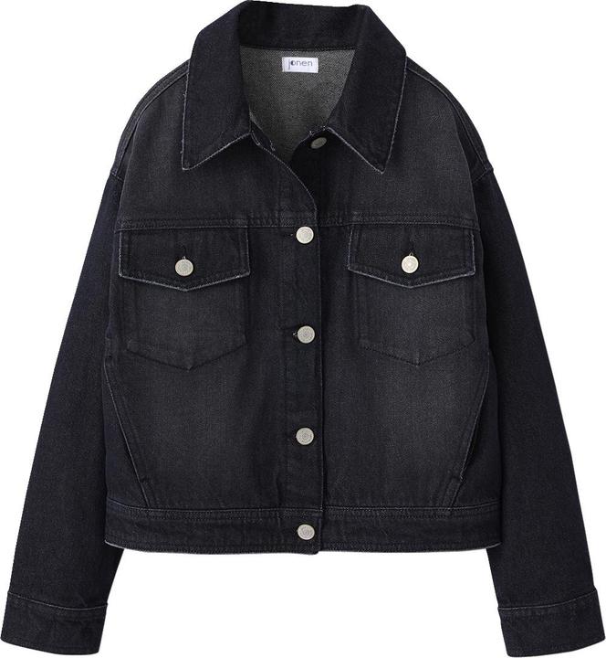 Immagine prodotto Jonen Mädchen Oversized-Jeansjacke (128)