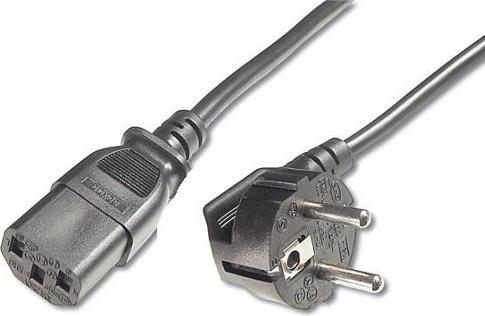 Image du produit PremiumCord Câble d'alimentation 230V avec contact de protection CEE7(St) / appareils froids IEC-C13(Bu) - 2,0m (2 m)