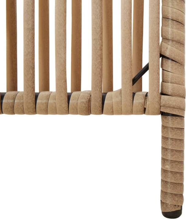 Produktbild vidaXL Paravent 4-tlg. Beige Poly Rattan,Farbe: Beige,Material: Poly
