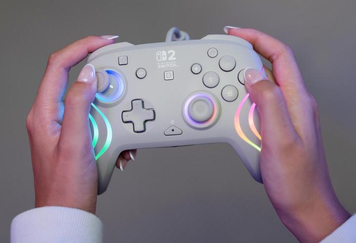 Actual product image Turtle Beach Pro Controller Afterglow Wave Wired Grey (Switch, Switch 2, Switch OLED)