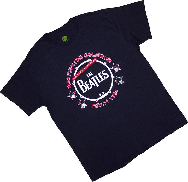 Produktbild The Beatles Washington '64 Drum TShirt (M)