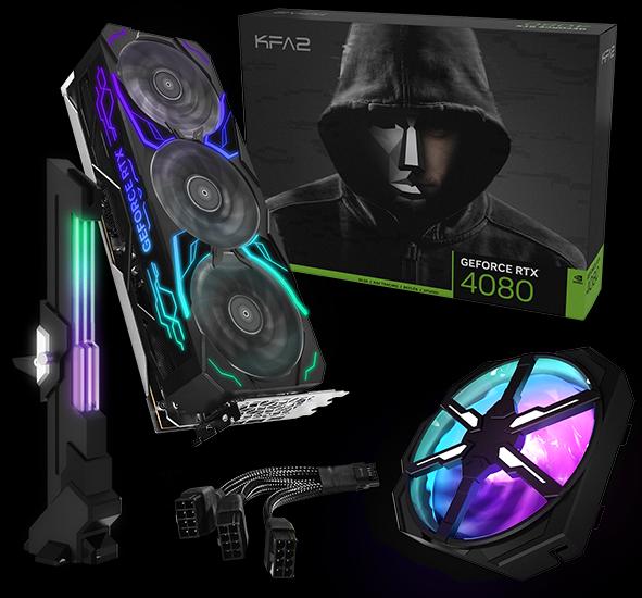 Actual product image KFA2 GeForce RTX 4080 SG 1-Click OC (16 GB)