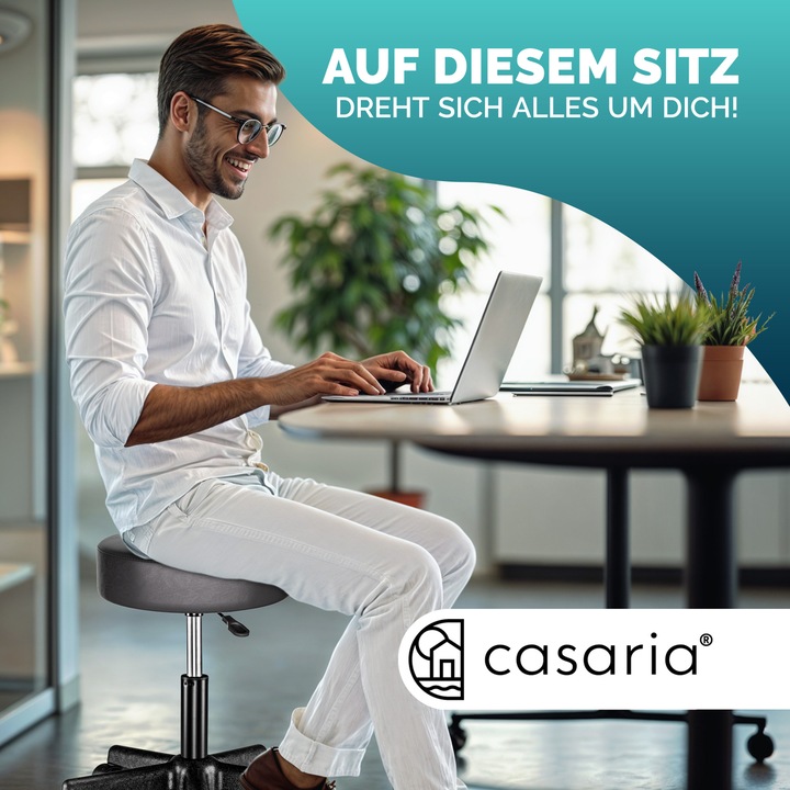 Actual product image Casaria Rollhocker