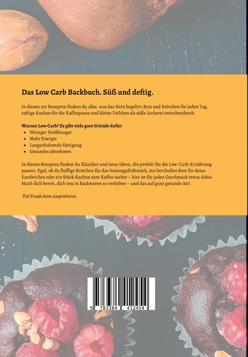 Produktbild Low Carb Backbuch- 150 se und deftige Low Carb Rezepte (Deutsch, Lilly Winther, 2024)