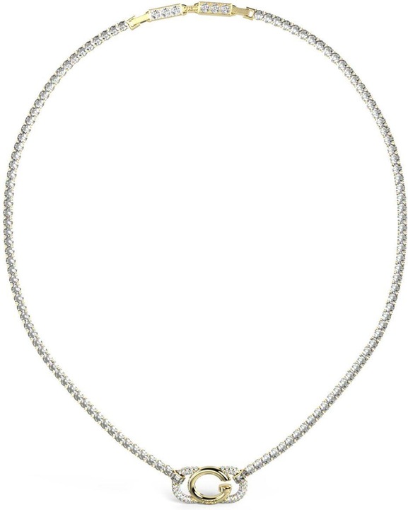 Produktbild Guess 16-18" G LOGO&CRYSTALS TENNIS Halskette (Edelstahl)