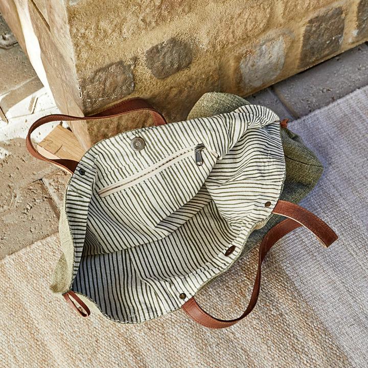 Immagine prodotto Loberon Borsa Soleil verde/marrone