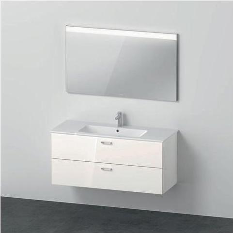 Duravit, Badmöbelset, Badmöbel-Set XBASE 1230mm m Spieg. G WT 1 HL weiss hochglanz