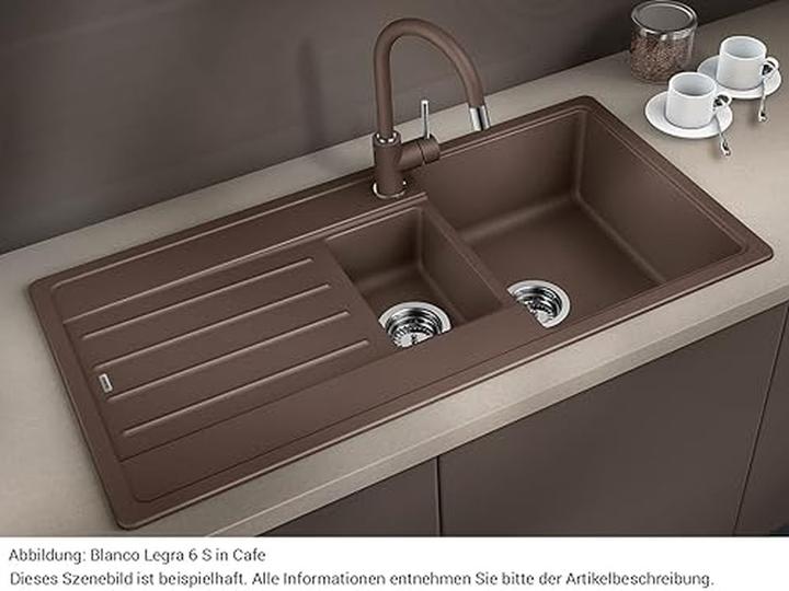 Actual product image Blanco Legra 6 S (Top-mounted sink, 100 cm, 50 cm)