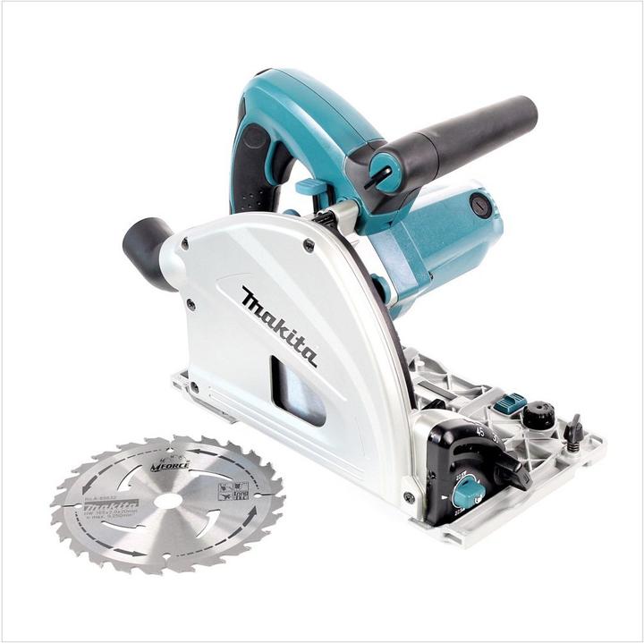 Image du produit Makita MEU 029 J Kit de sciage avec scie plongeante SP 6000 J 1 300 W et scie sauteuse pendulaire 4351
