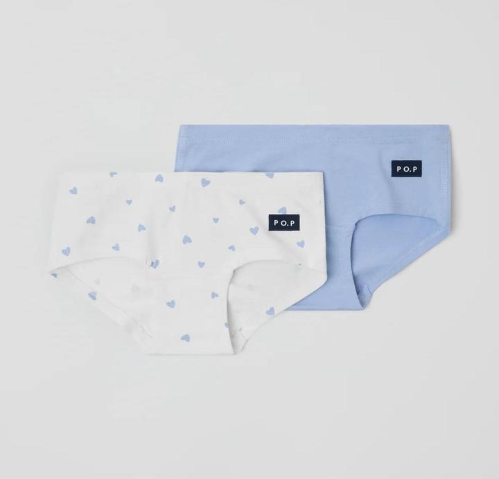Produktbild PO.P 2-Pack Hipster-Unterhosen (92, 2er Pack)