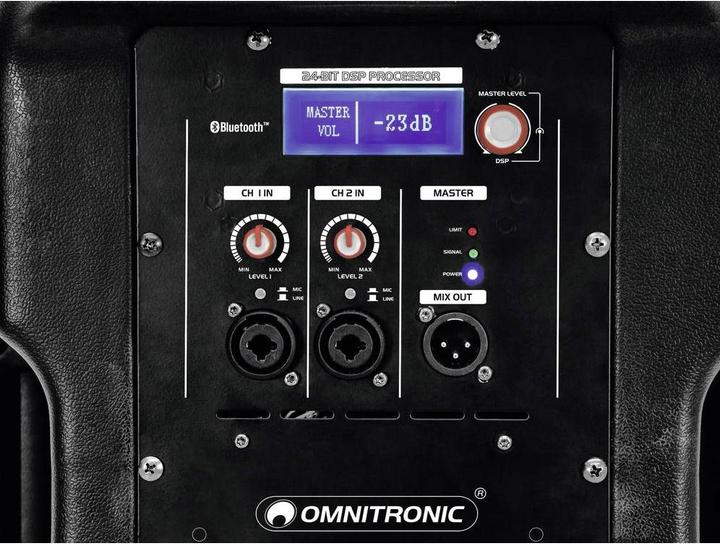 Immagine prodotto Omnitronic Altoparlante attivo PA 38 cm (Attivo, 1x 300 W)