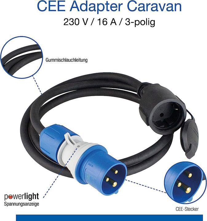 Produktbild As - Schwabe Camping SET (25 m, 2.50 mm²)