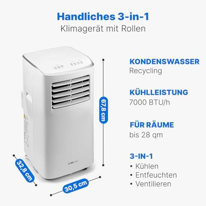 Produktbild Clatronic CL3831 3in1 Klimagerät (28 m², 7000 BTU/h)