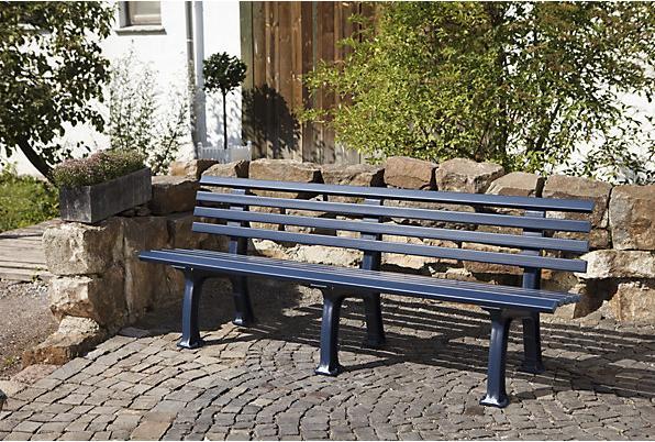 Actual product image kaiserkraft Plastic park bench