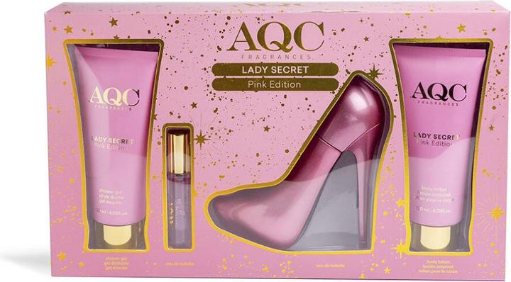 Actual product image AQC Fragrances LADY SECRET PINK EDITION ETUI 4-tlg (Perfume set)