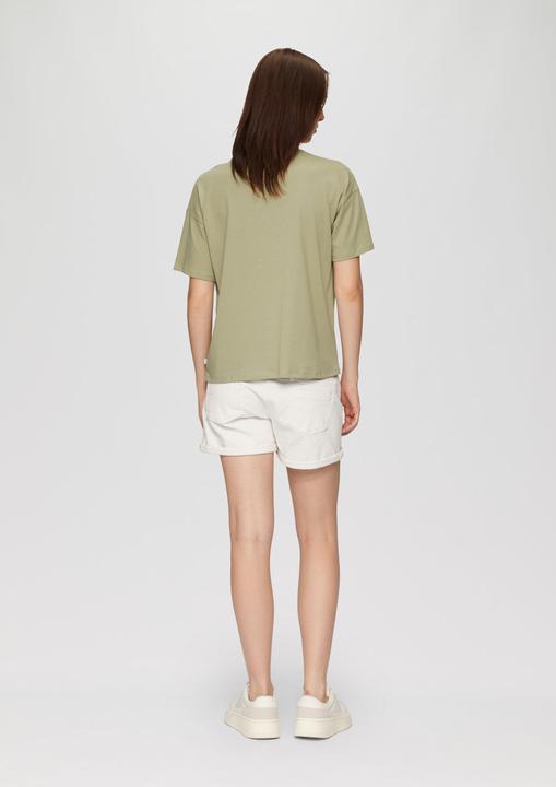 Produktbild S.Oliver T-Shirt Print-T-Shirt mit überschnittenen Schultern (S)