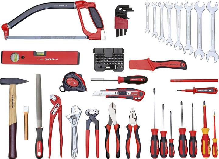 Produktbild Gedore Red red R21650072 Werkzeugsatz BASIS im Werkzeugkoffer 72-teilig (72 Teile)