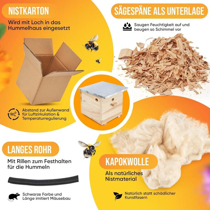 Actual product image Beesi Bumblebee House (Bumblebees)