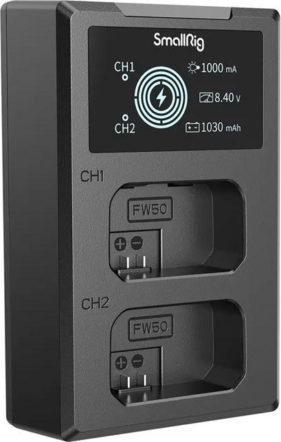 Immagine prodotto SmallRig 4081 Caricabatterie per batterie NP-FW50 (Caricabatterie per fotocamere)