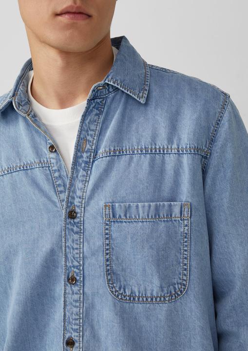 Immagine prodotto s.Oliver Hemd Regular Fit: Lässiges Jeanshemd aus Baumwolle (S)