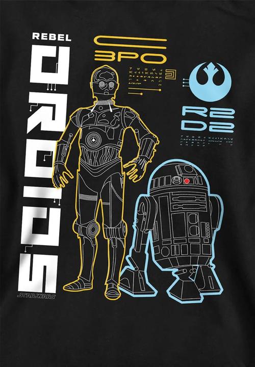 Produktbild Star Wars Rebel Droids Kapuzenpullover (128)