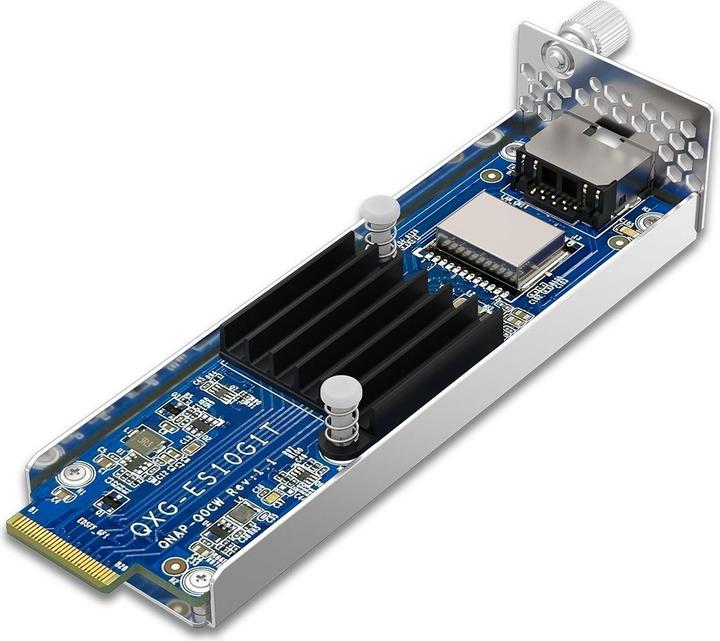 Actual product image QNAP E1.S to single 10GBASE-T LAN Module