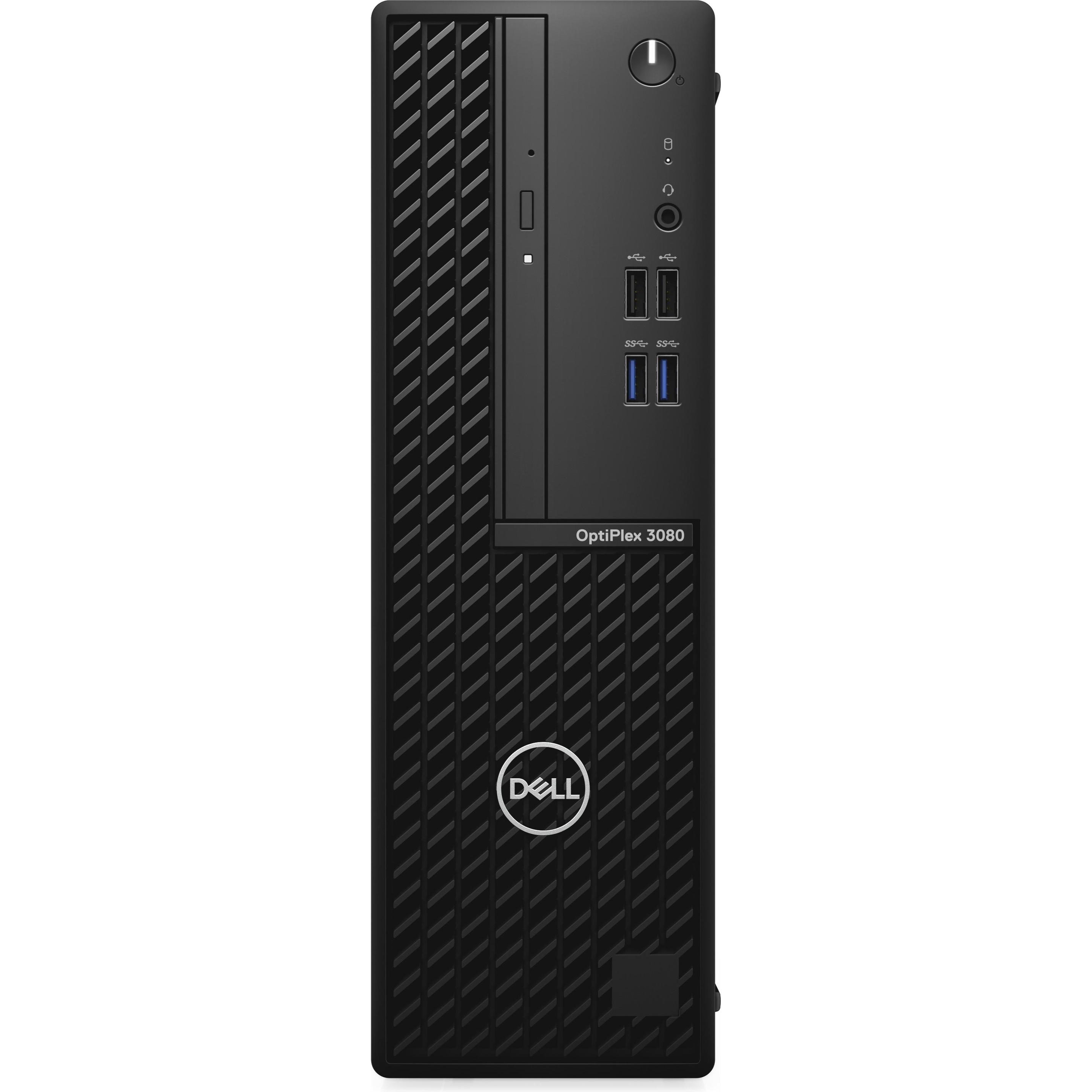 Dell OptiPlex – 3080 SFF (256 GB, 8 GB, Intel Core i5-10505), PC, Schwarz