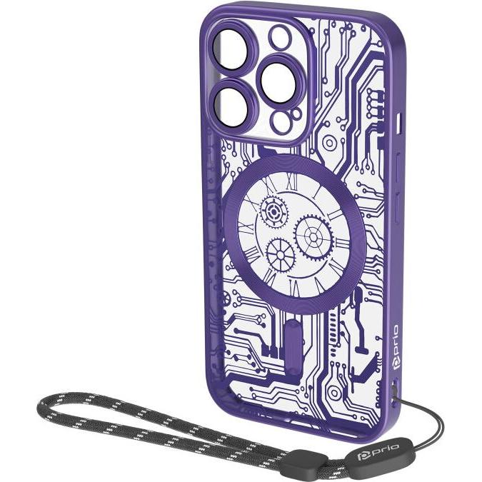 prio elegante Handyhülle MAG für iPhone 13 lila (Apple iPhone 13), Smartphone Hülle, Violett