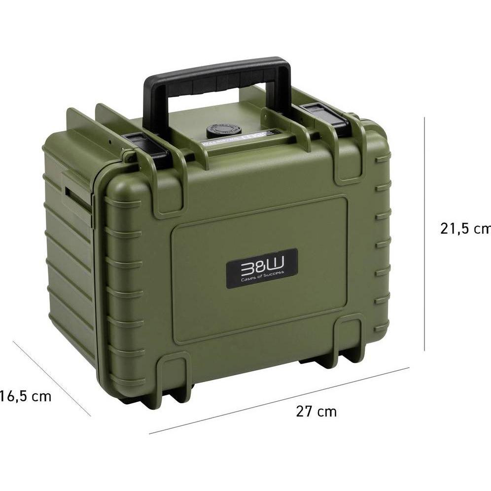 B&W International Transportkoffer Outdoor für DJI Mini 5 Pro Drohne und Fly More Combo - 2000 PP.66 (Custodia per drone, DJI Mini 5 Pro), Borsa per dr