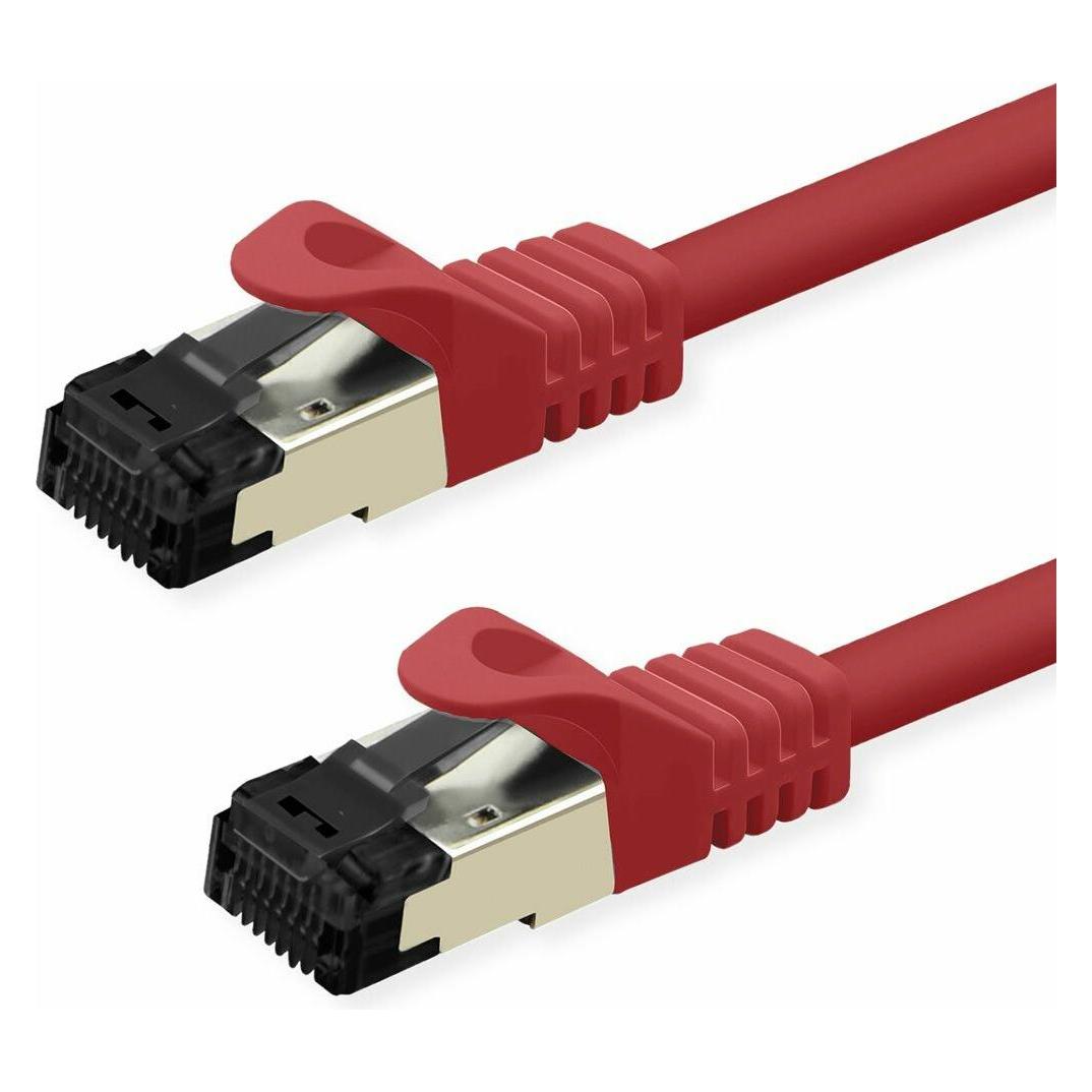 Value Patchkabel Kat.8 S/FTP, rot, 1m LSOH, Litzenkabel, (PiMF- (CAT8.1, 1 m) (21.99.1811)
