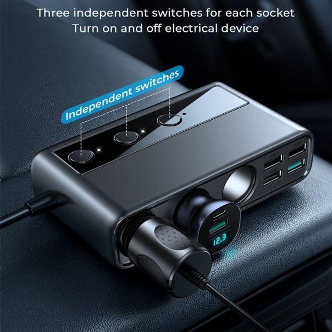 Actual product image Joyroom Multiport Car Cigarette Lighter