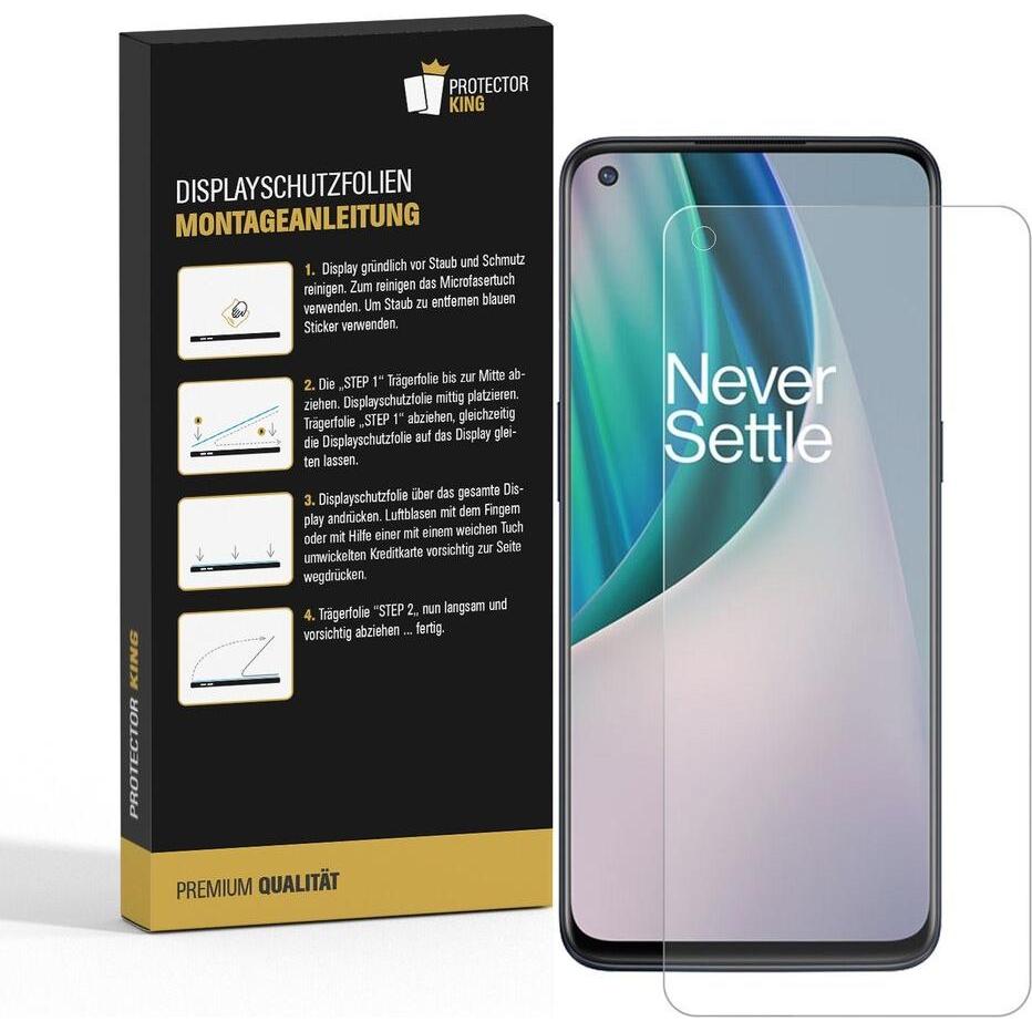 Thumbnail - Protectorking 3x Premium Displayschutzfolie Matt Entspiegelt (3 Stück, OnePlus Nord N10), Smartphone Schutzfolie