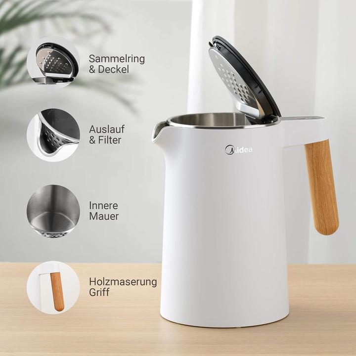 Immagine prodotto Midea Wasserkocher mit Temperatureinstellung (1.50 l)