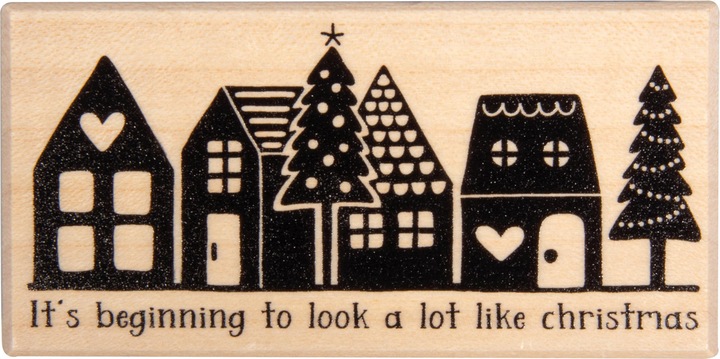 Produktbild Butterer Stempel "Little town"