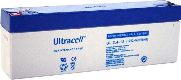 Produktbild Ultracell UL2.4-12 Blei-Akku 12 Volt 2,4 Ah, Faston 187, 4,8mm (12 V, 2.40 Ah)