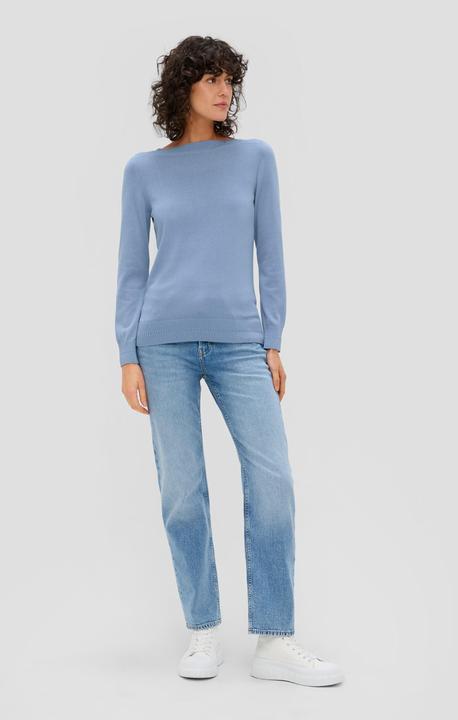 Produktbild s.Oliver Strickpullover Longsleeve mit U-Boot-Ausschnitt (36)