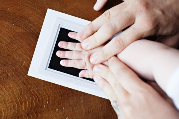 Actual product image Pearhead Photo frame with ink pad