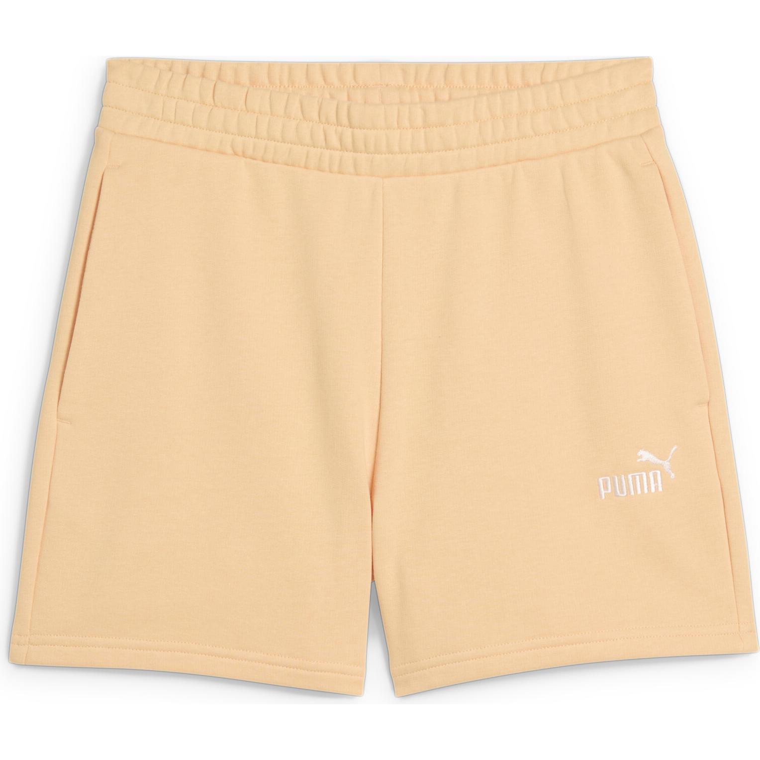 Puma, Damen, Sporthose, ESS Small No. 1 Logo 5" High-Waist Shorts TR (s) (XXL), Orange, XXL