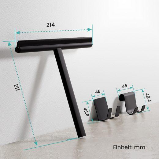 Produktbild Emke Duschabzieher, Abzieher Dusche mit Halter, 215mm, Schwarz