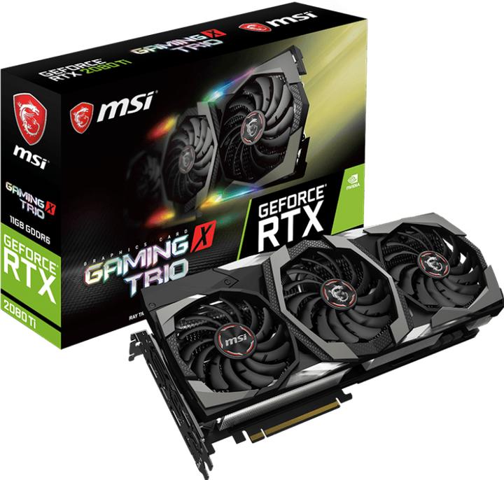 Produktbild MSI GeForce RTX 2080 Ti GAMING X TRIO (11 GB)