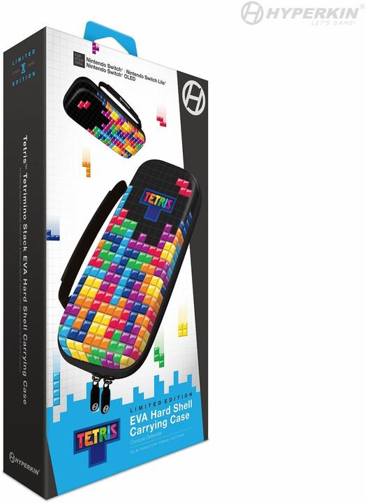 Hyperkin Tetris Eva Hard Shell Carrying Case - Tetrimino Stack (Switch, Switch Lite, Switch OLED)