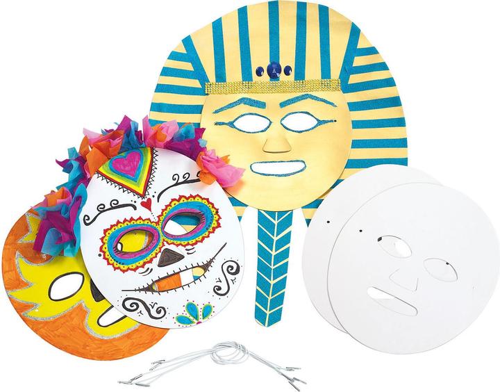 Produktbild Colorations Färbungen – Erstellen und dekorieren Sie Ihre eigenen Pappmasken, Se