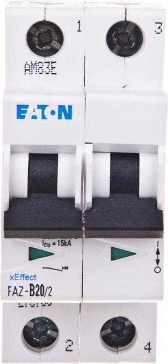 Produktbild Eaton MOE FAZ-B20/2 Leitungsschutzschalter 20A