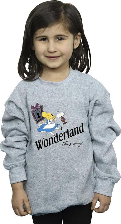 Produktbild Disney Alice In Wonderland This Way Sweatshirt Mädchen (152, 158)